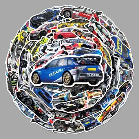 个性贴纸滑板车汽车装饰51行李箱张跑车F1赛车笔记本电脑涂鸦