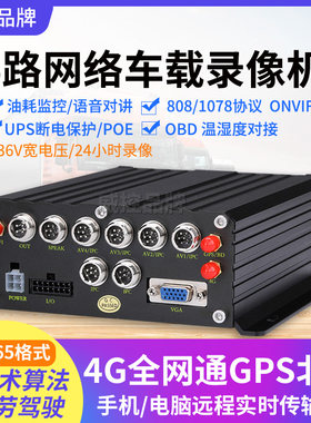 gps定位6网通车载nvr数字监控