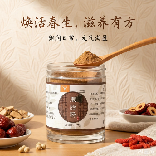 梅花鹿鹿胎姨妈鹿胎粉鹿茸膏鹿茸