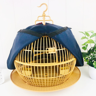 玄凤虎皮鹦鹉绣眼鸟用罩衣笼布圆笼遮光保暖牡丹鹦鹉鸟笼笼衣