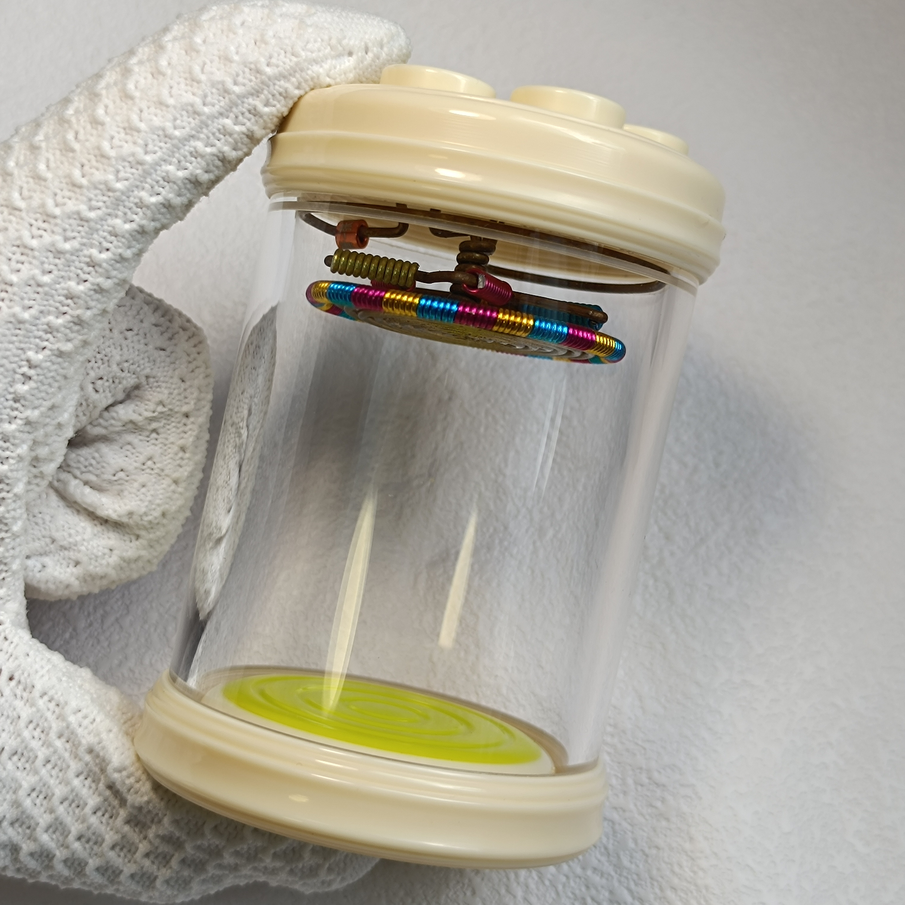 海派虫具杨连平制 德国密胺60口径七孔蝈蝈叫罐 鸣虫罐 蝈蝈罐