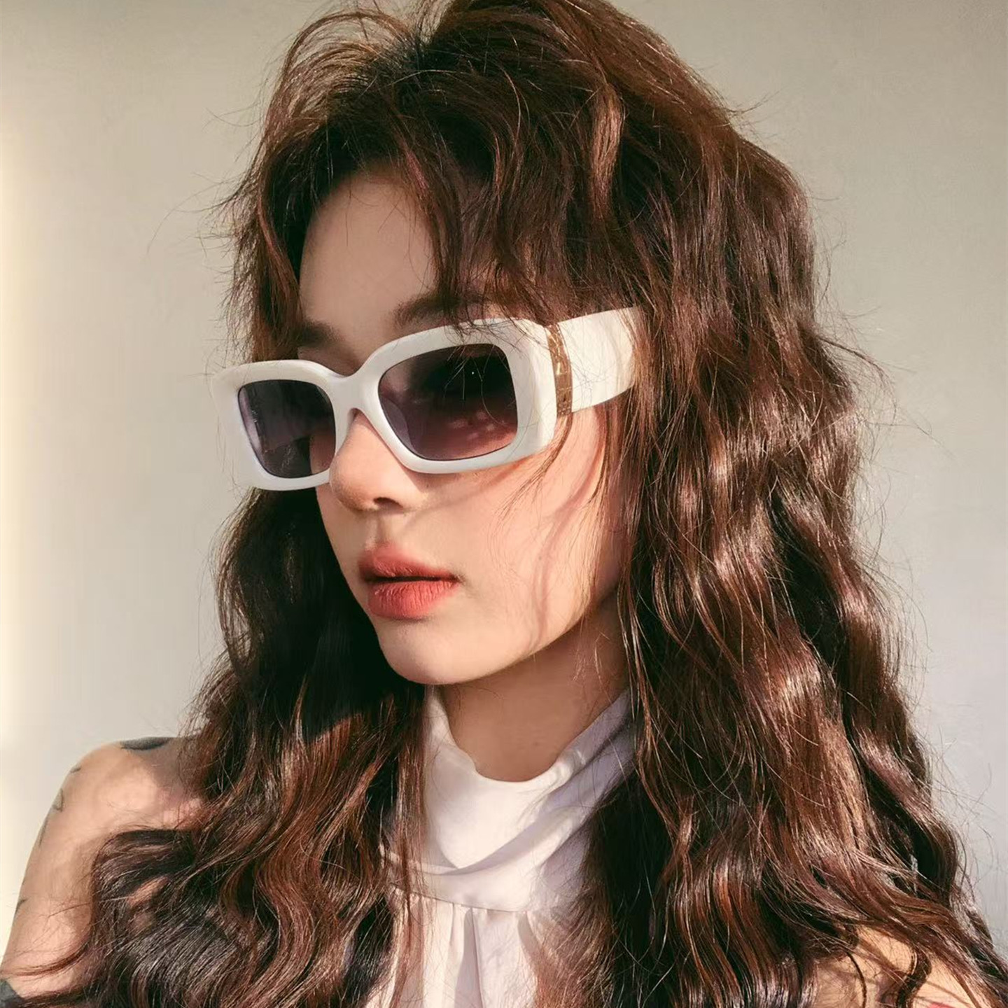 0000新款GM方形大框墨镜