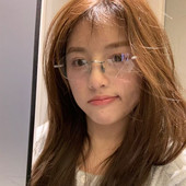 纯欲风超轻金属无框眼镜女高级感可配度数防蓝光素颜神器平光镜潮