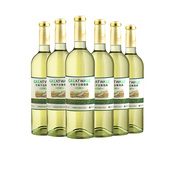 中粮长城干白葡萄酒红酒优选莎当妮白葡萄酒750ml 6支整箱