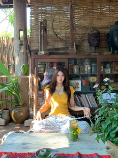 宅宅Athome 桃心领纯色修身 正肩t恤百搭简约基础短袖 高囤多件