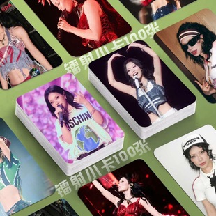 万妮达演唱会镭射小卡签名海报照片定制3寸圆角lomo卡片明信片diy