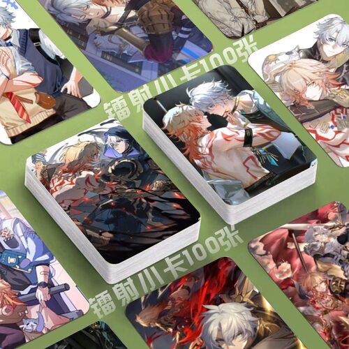 厄敌镭射小卡100张白厄万敌星穹铁道照片3寸圆角lomo卡片明信片