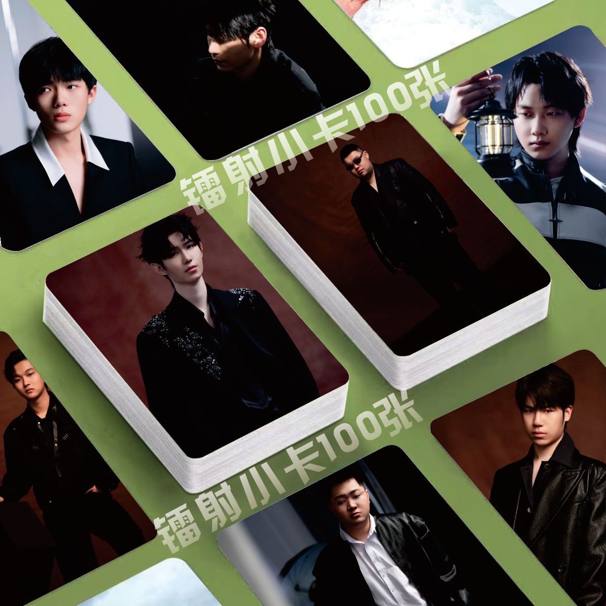 KPL梦之队综艺时差五小时镭射小卡100张剧照3寸圆角覆膜lomo卡片