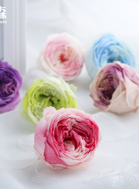 进口日本大地农园奥斯汀02466/永生花玫瑰diy4-5厘米干花保鲜花