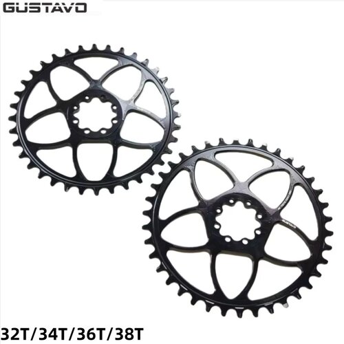 GUSTAVO山地8钉牙盘直装曲柄