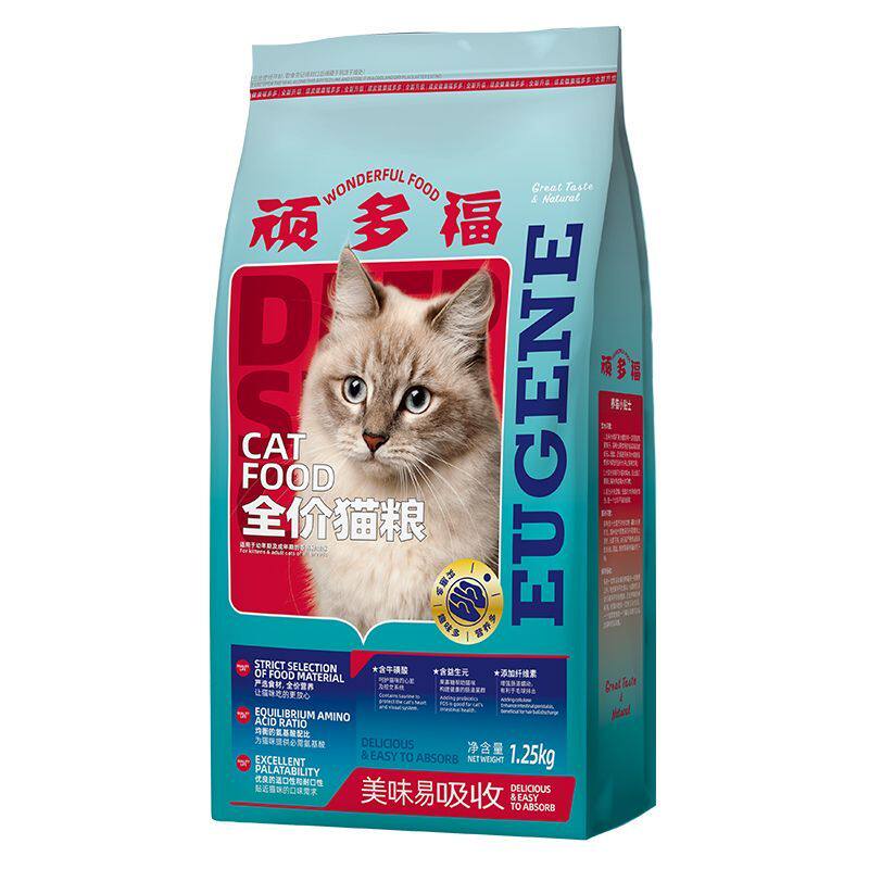 顽多福全价猫粮成猫粮幼猫粮通用营养好吸收含益生元纤维素10kg