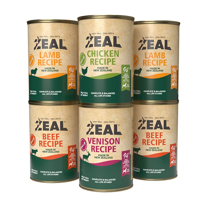 ZEAL狗罐头进口主食罐湿