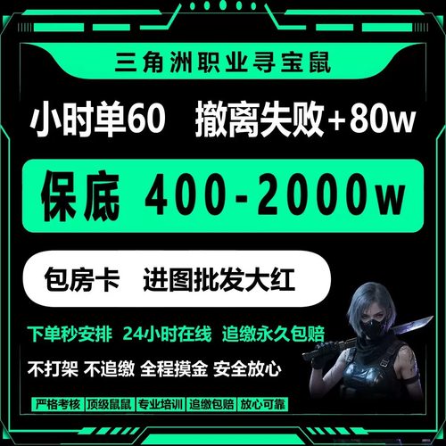 三角洲监狱寻宝鼠陪跑/赌大红搜物资/DMA科技/海洋之泪非洲之心PC