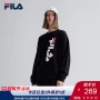 (Người mẫu Hàn Quốc) Áo len nữ Fila Fila mùa thu đông mới thể thao và thời trang giải trí đan áo len nữ - Thể thao lông cừu / jumper áo hoodie nữ hàn quốc form rộng