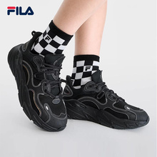 FILA 斐乐官方WAVE女鞋男鞋跑步鞋2023秋季新款复古运动鞋老爹鞋