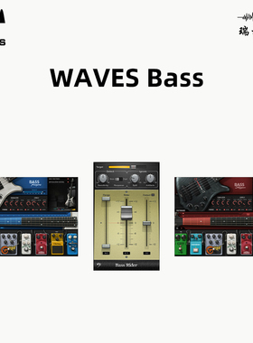 正版WAVES  Bass Fingers Rider Slapper 贝斯音源 VST效果器插件