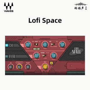 正版 WAVES  Lofi Space插件音色 混音效果器