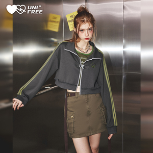 UNIFREE辣妹运动风短款外套