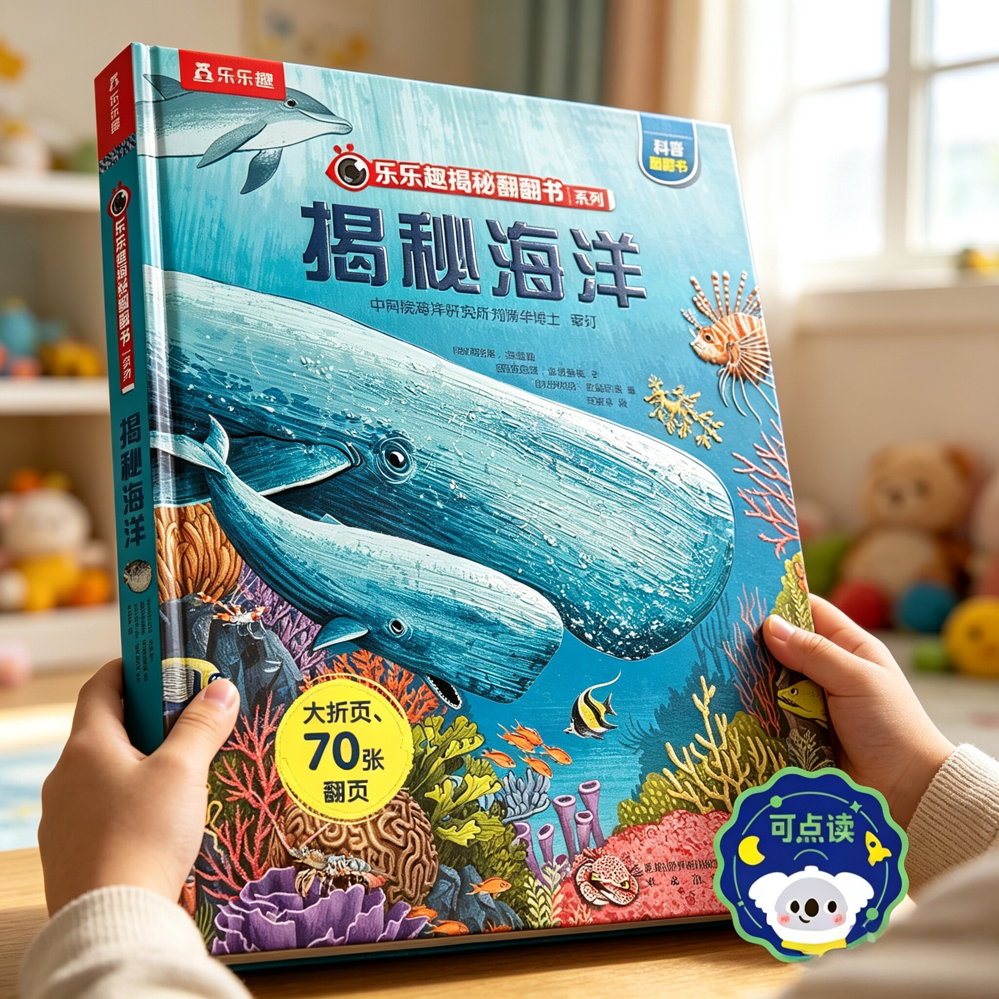 绘本3到6岁海洋恐龙动物翻翻书科普百科读物揭秘系列儿童3d立体翻翻书宝宝4-5岁童书幼儿园大班阅读适合小学生阅读的课外书籍漫画