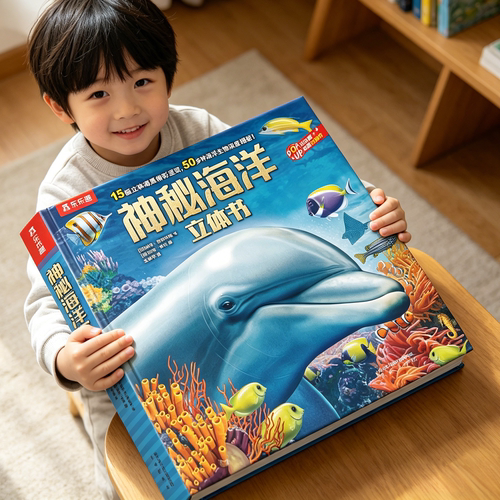 【大开本】神秘海洋立体书