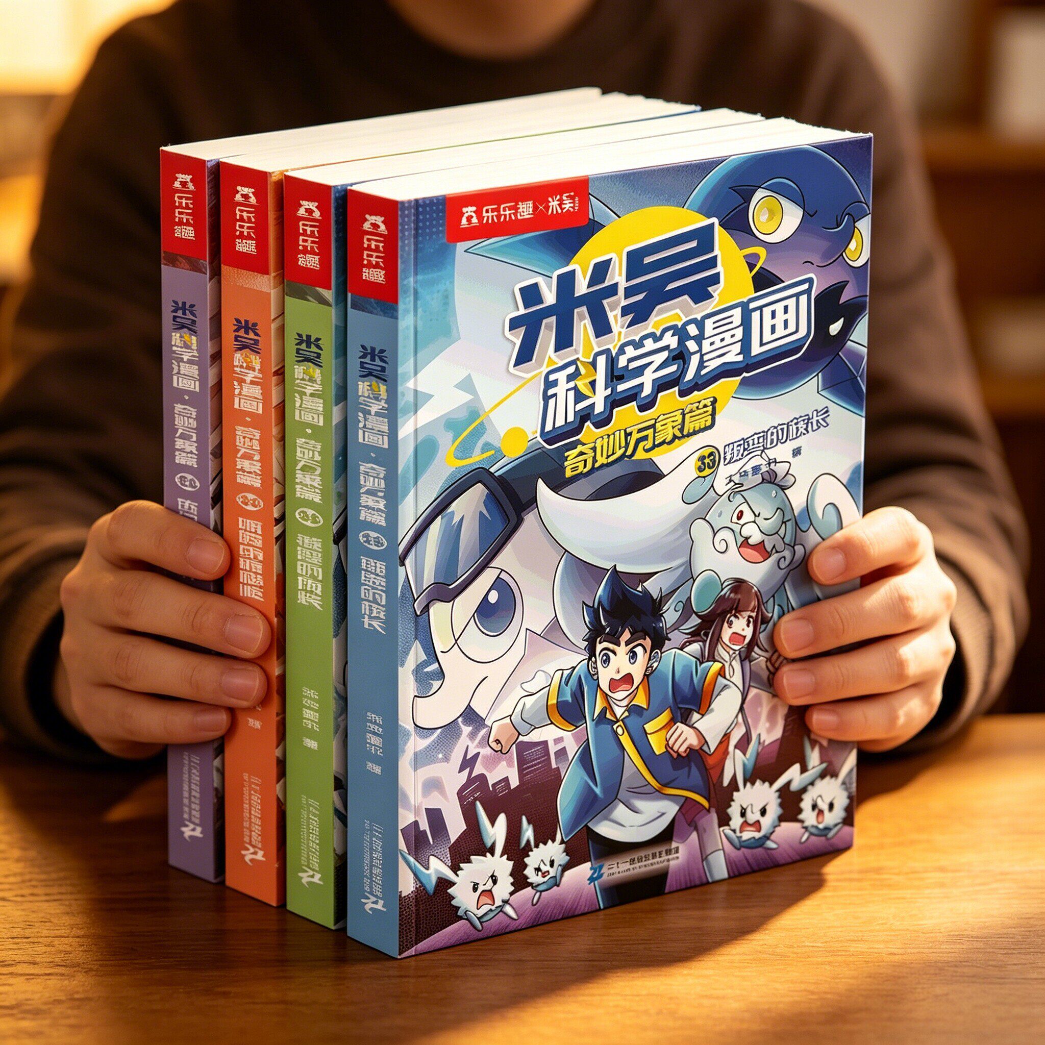 新书现货】漫画书适合小学生看的米吴科学漫画书第九辑全套33到36册物理化学启蒙读物男生喜欢的3-6岁小学生课外书儿童科学书籍