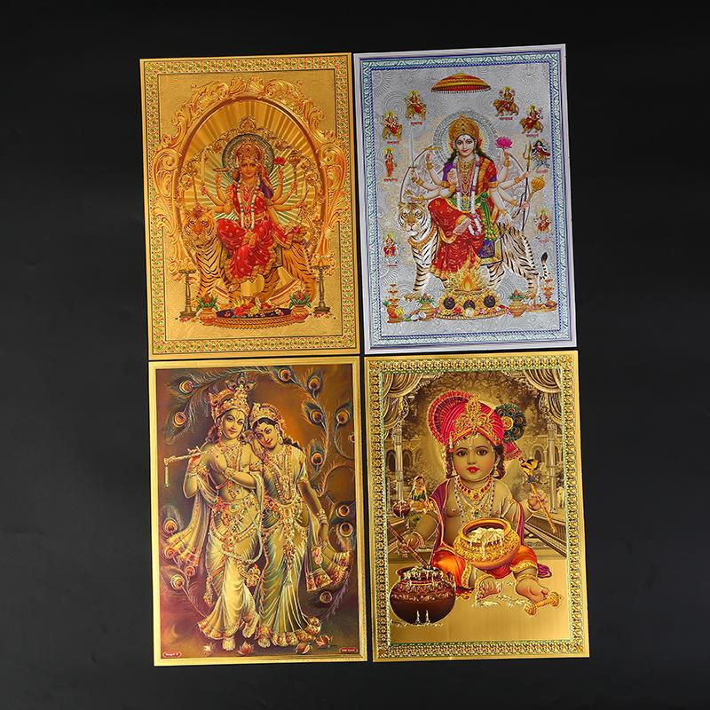 金箔酒/印度佛像/宗教/不干胶/人物/各种类型贴纸贴画