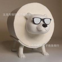 爆款现货 Toilet Paper Holder with Sunglasses 戴墨镜的厕纸架