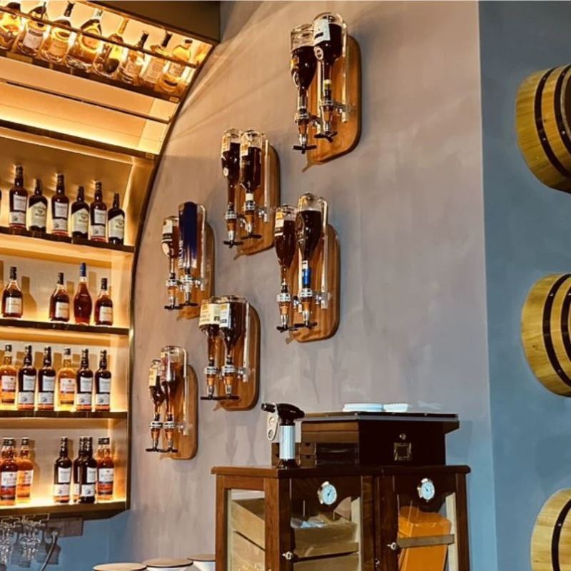 壁挂式倒酒架倒酒器洋酒分酒器量取基酒调酒工具酒吧家用派对酒具