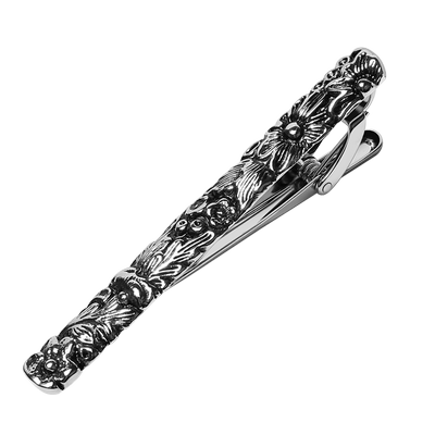 戎致新品复古浮雕领带夹