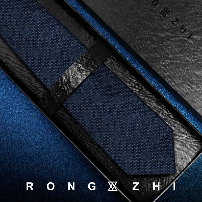 戎致RONGZHI 桑蚕丝领带男商务休闲正装深蓝色圆点职业帅气工作潮,服饰配件/皮带/帽子/围巾,领带,淘宝优惠券,粉丝福利购,淘宝优惠卷
