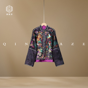 黔·苗绣!重工刺绣人丝提花外套!GZ5120