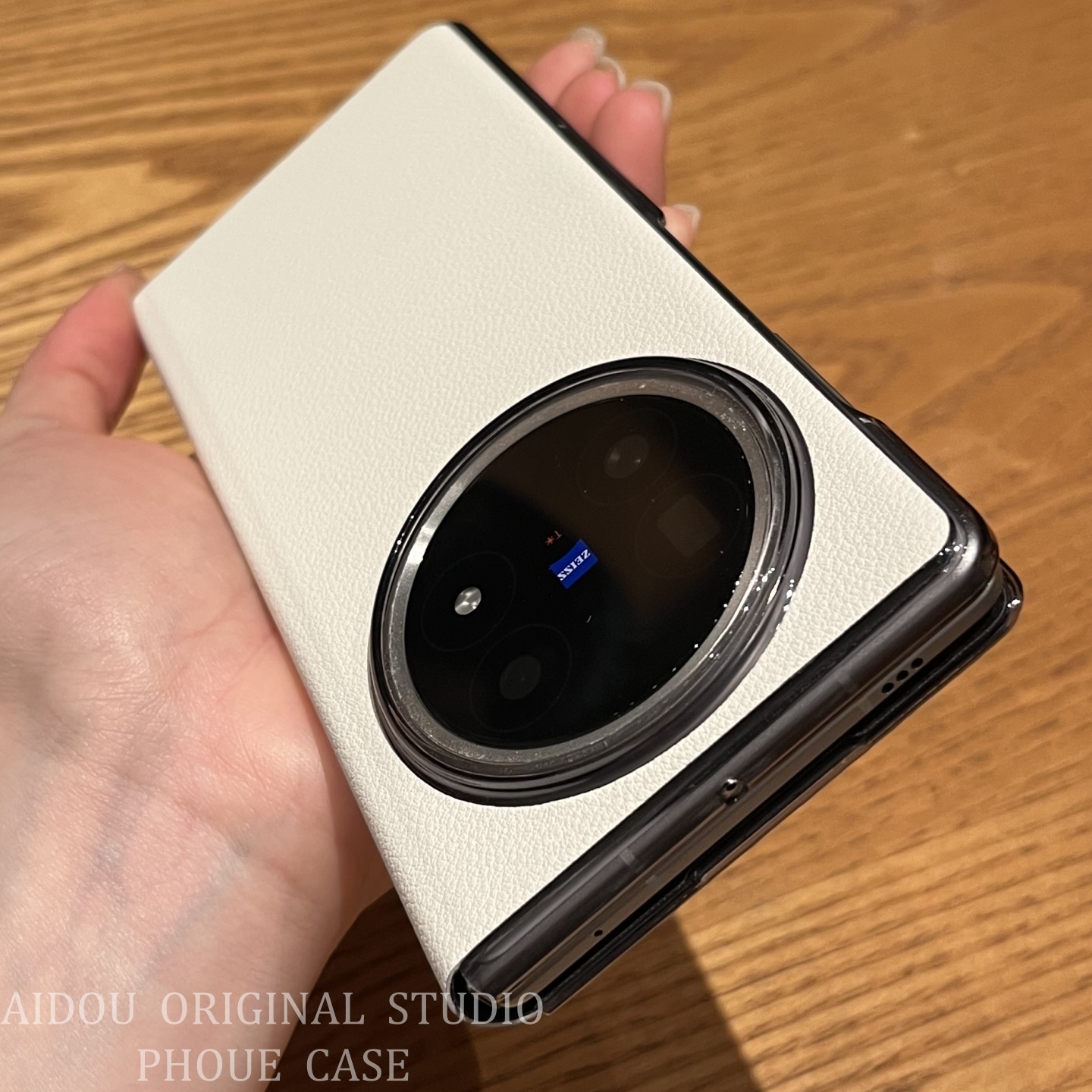 适用vivoxfold5新款折叠屏手机壳xfold3保护壳简约纯色智能视窗xfold3pro全包防摔时尚商务个性保护套男女