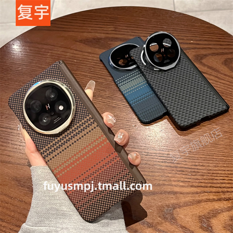 适用于OPPOFindN5手机壳折叠屏新款oppo find n5女镜头支架碳纤维纹磁吸中轴铰链后壳全包防摔保护套男