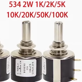 MICROFIRE 534-1-1精密多圈线绕电位器1K 2K 5K 10K 20K 50K 100K