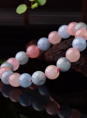 2026天然摩根石手链 学生礼品水晶摩根石色鲜艳不透体 小清新饰品