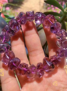 2026承包你的幸运 | 大满贯紫阿赛斯特莱紫水晶手錬女不规则原石