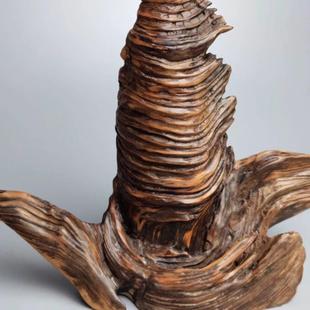 2026松明子天然根雕根艺新中式北沉香琥珀木禅意摆件茶室玄关客厅