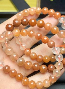 2026天然渐变红兔毛手链红水晶饰品手串包邮