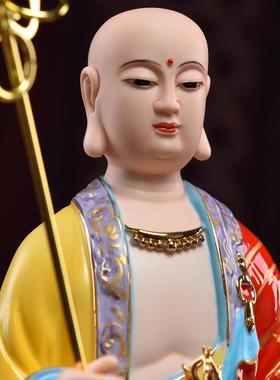 2026戴玉堂陶瓷立像地藏菩萨立像佛像供奉家地藏菩萨立像德化白瓷