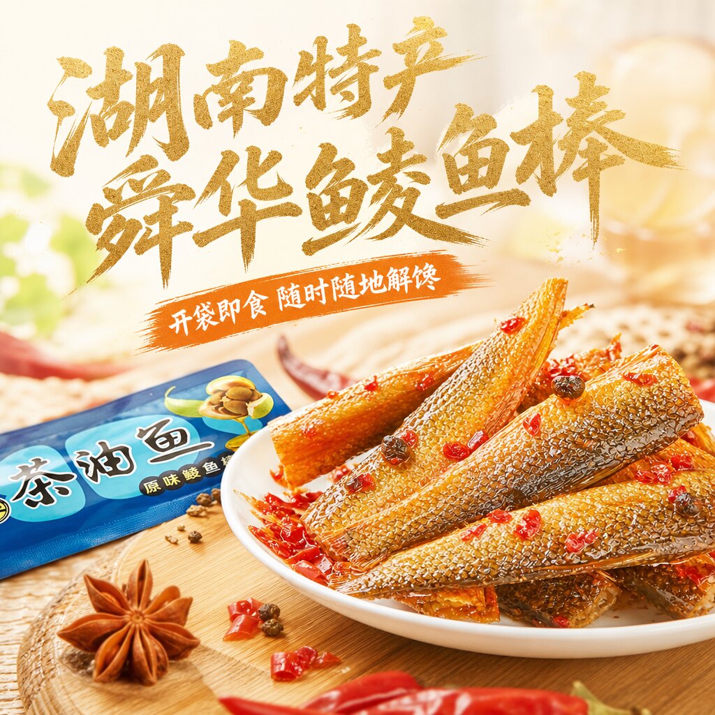 【舜华东江鱼】牌香辣小鱼干湖南特产香酥鲮鱼棒休闲解馋零食小吃