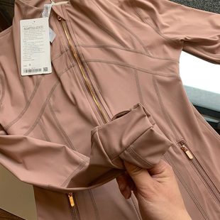 SWIFT 上衣运动速干 SPEED瑜伽外套女紧身立领金拉链长袖