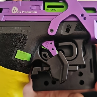 IPSC快拔套OY  G18C TTI G34镜桥下挂带灯战术腰带枪套电手弹夹套