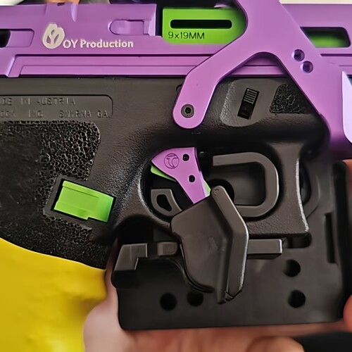 带灯快拔套枪套腰挂胸挂