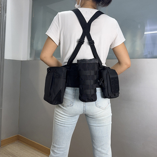 molle战术腰封附件包背带负重腰带快拔枪套收纳军迷装备CS作战包