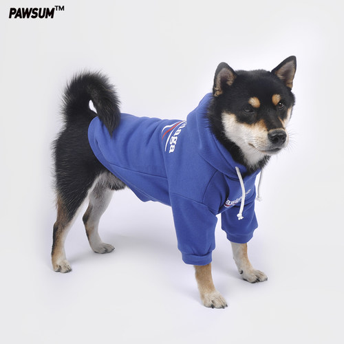 pawsum宠物潮牌萌爪世家帽衫狗狗