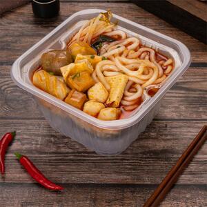 【渝心】即食香辣底料海鲜火腿蟹排土豆粉自热火锅320克6盒搭配套