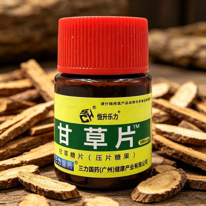 100片甘草片老牌子甘草老包装老味道甘草正品