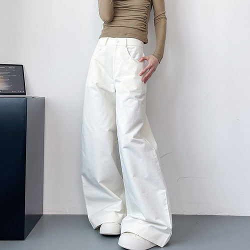 蜜略大码显瘦阔腿裤女25新品上新