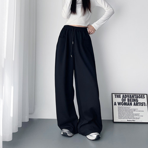 蜜略大码胖mm秋季休闲裤梨形身材