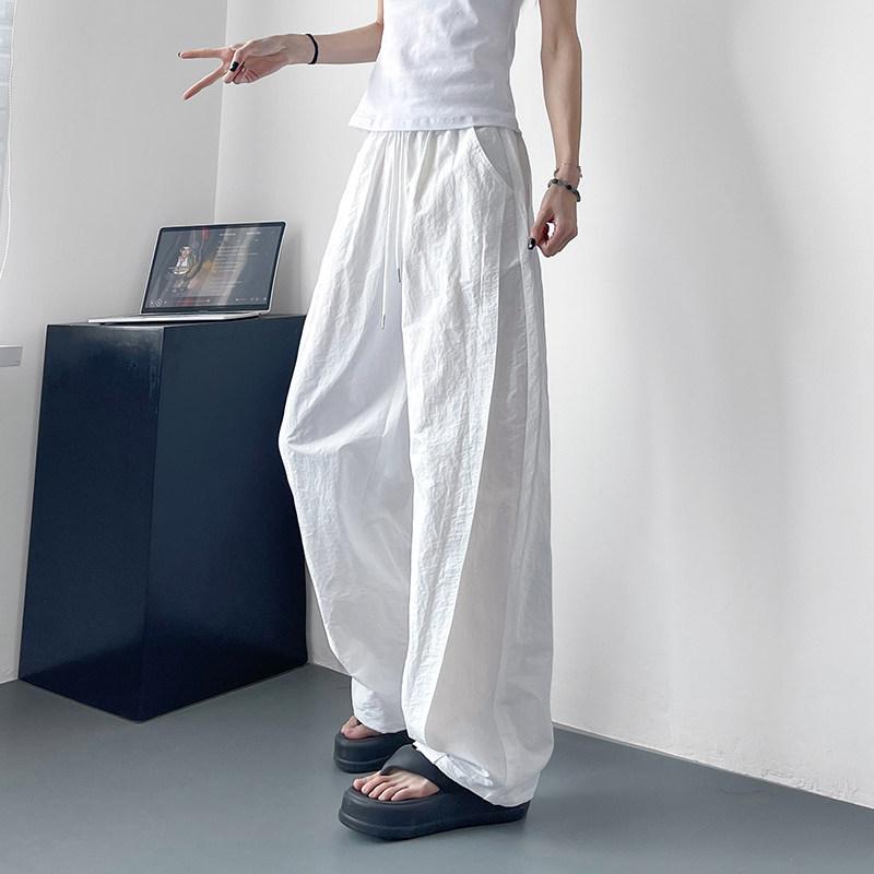 大码冰丝微褶阔腿裤女夏季胖mm200斤宽松显瘦休闲裤小个子拖地裤,女装/女士精品,大码裤装,淘宝优惠券,粉丝福利购,淘宝优惠卷